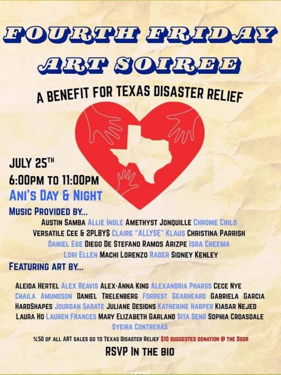 Fourth Friday Art Soiree Flyer