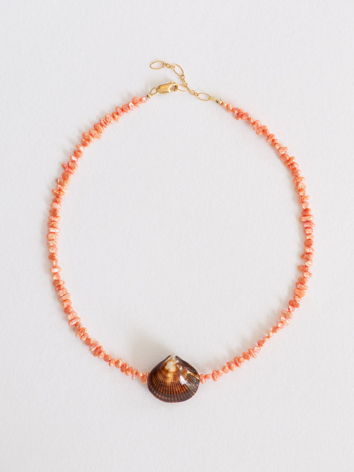Beachcomber shell necklace