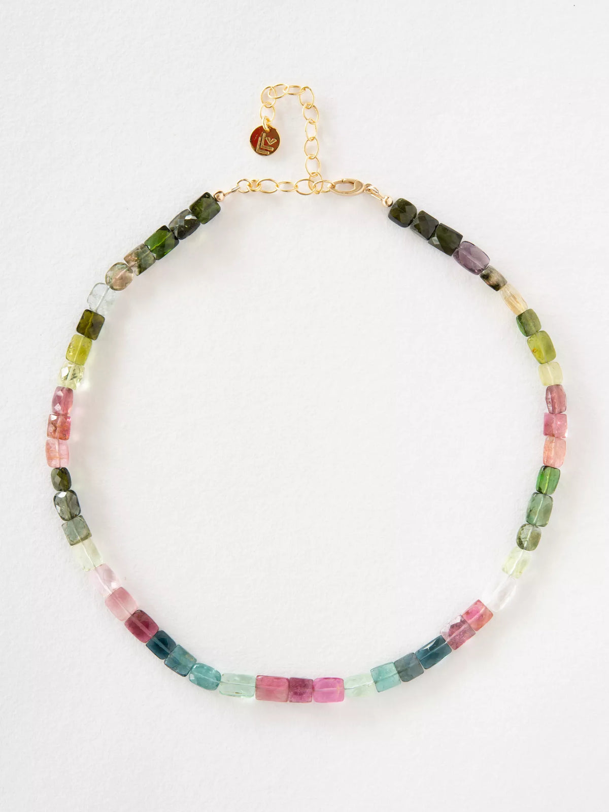 Prism Tourmaline Choker Necklace