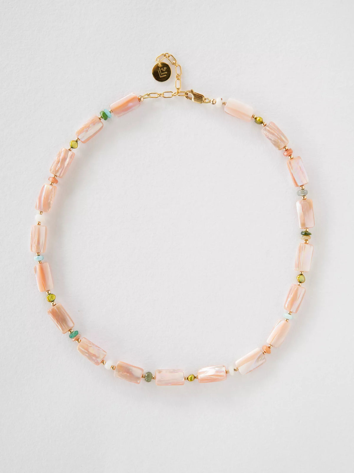Pink Sands Mother of Pearl Necklace